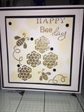 Happy BeeDay stencil