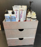 MDF 2 Drawer Unit with Tray Top