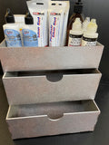 MDF 2 Drawer Unit with Tray Top