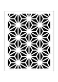 Geometric pattern starburst for cards and crafts