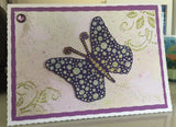 Butterfly Bubble stencil