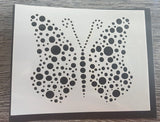 Butterfly Bubble stencil