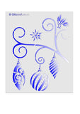 Christmas Bauble Swirl Stencil