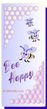 Bee Happy - Bees and honeycomb Stencil for Card making - Size DL