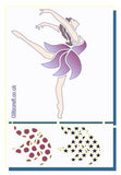 3D Ballerina Blossom, 3D_Stencils- Glitzcraft