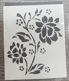 CLEARANCE - Dahlia Stencil 12.5 x 15 cms