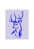 Deer Head Stencil