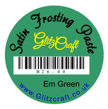 Emerald Green Satin 30ml, Satin Paste- Glitzcraft