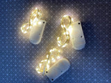 set of 3 warm white Fairy Lights