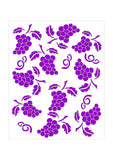 Cocktails - Grapes Background Stencils