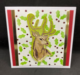 Holly Background Stencil