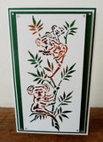 Koala Bear Stencil used on a card with Glitter paste by Glitzcraft
