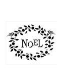 NOEL Wreath with Robins