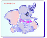Dumbo Elephant Stencil