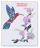 Humming Bird, Stencils- Glitzcraft