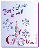 Joy & Peace, Stencils- Glitzcraft