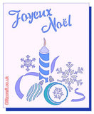 Joyeux Noel, Stencils- Glitzcraft