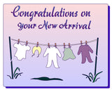 stencil - Congratulations on your new arrival