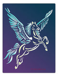 Pegasus Stencil the winged horse