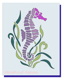Seahorse Stencil