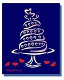 Wedding Cake Stencil for card making