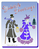 Yuletide Greetings stencil by Glitzcraft