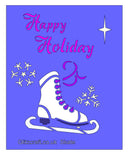 Happy Holidays 5in x 4in, Stencils- Glitzcraft