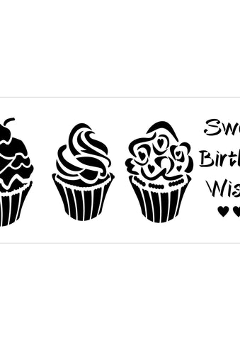 Sweet Birthday WIshes Cupcake