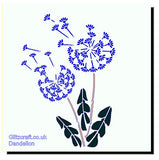 Dandelion Seeds Stencil for cards and crafts