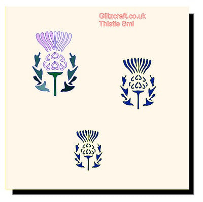 Thistle Trio - Small Stencil