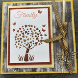 Family Tree Floral Collection Stencils