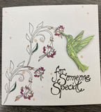 Hummingbird Stamp and Stencil A5 Set