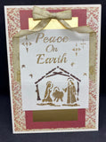 Peace On Earth Nativity Stencil