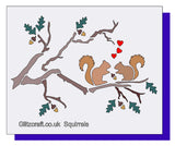 CLEARANCE - Squirrels Stencil