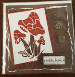 Toadstool 1 Stencil