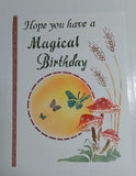 Magical Birthday Toadstool 2 layer stencil