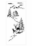 Mountain Retreat with Deer