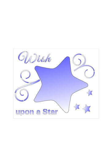 Wish Upon a Star Treat Cup Stencil